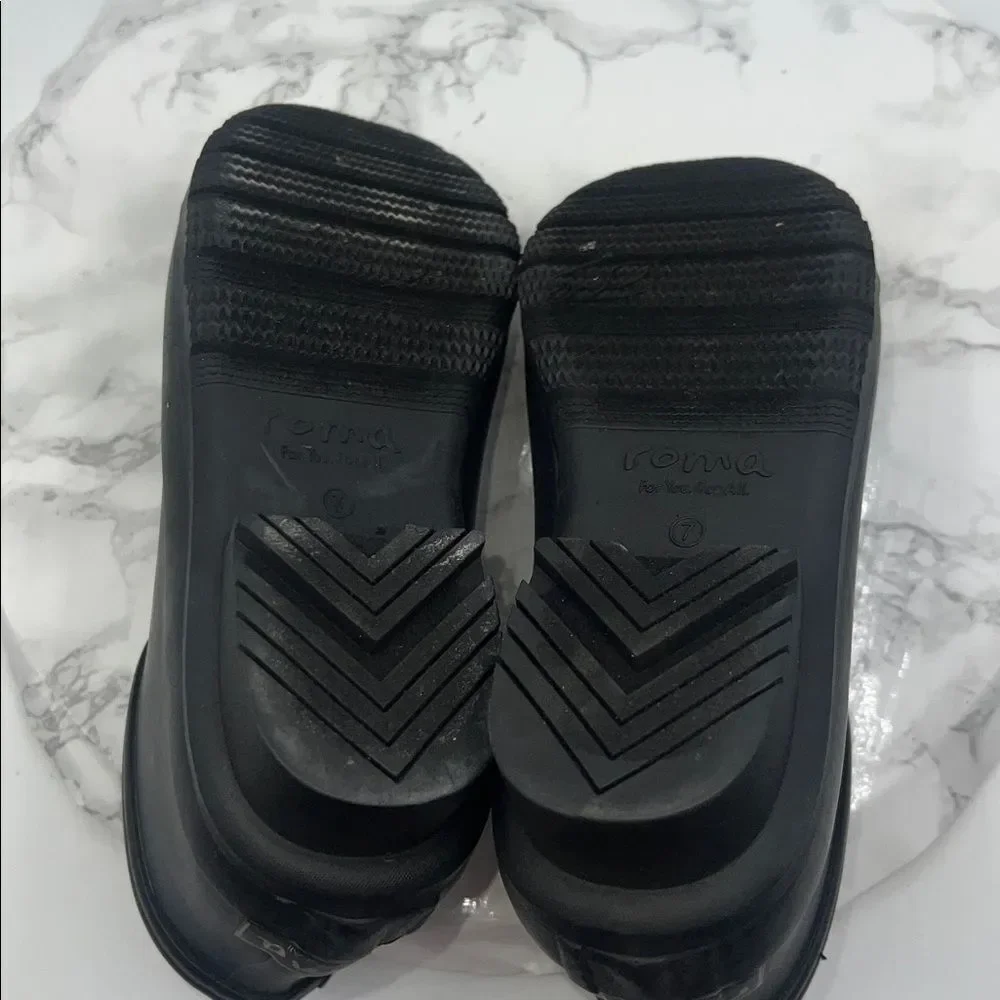 ROMA Black Ankle Boots-7